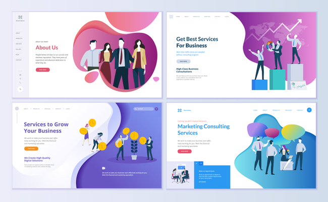 web design trends - illustration