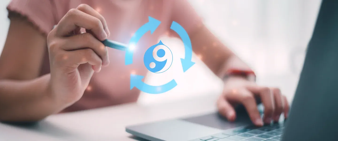 Why is Drupal 9 going to be an easy upgrade compared to the previous major versions? - Banner